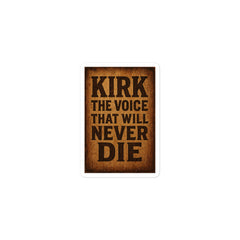 Bubble-free stickers KIRK-TRIBUTE-007